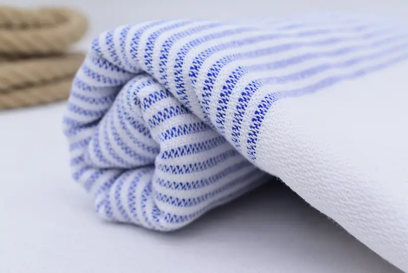 Personalized Beach Towel, 70x36 Cotton Striped Towel, Hammam Towel USA, Maid Of Honor Gift, Personalized Turkish Towel, Monogram Beach Towel - 4