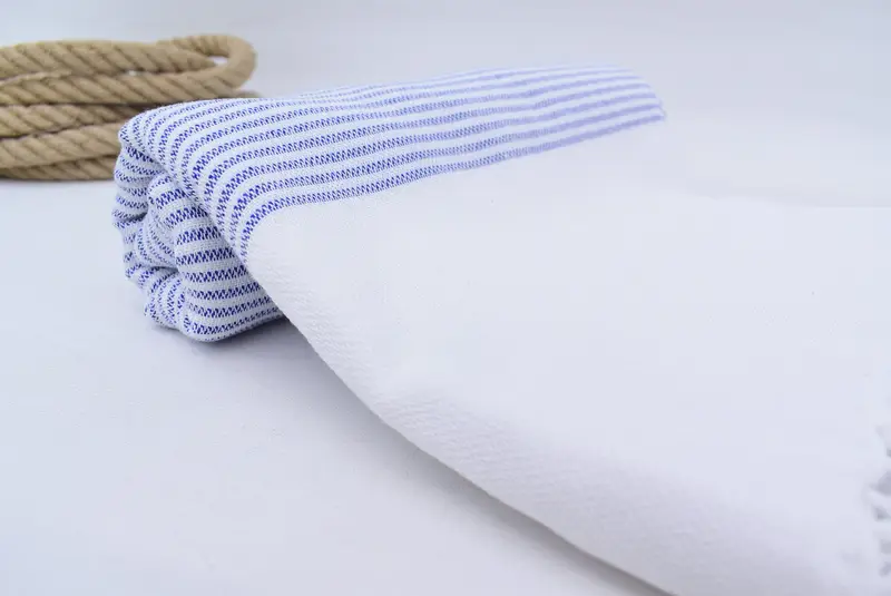 Personalized Beach Towel, 70x36 Cotton Striped Towel, Hammam Towel USA, Maid Of Honor Gift, Personalized Turkish Towel, Monogram Beach Towel - 3