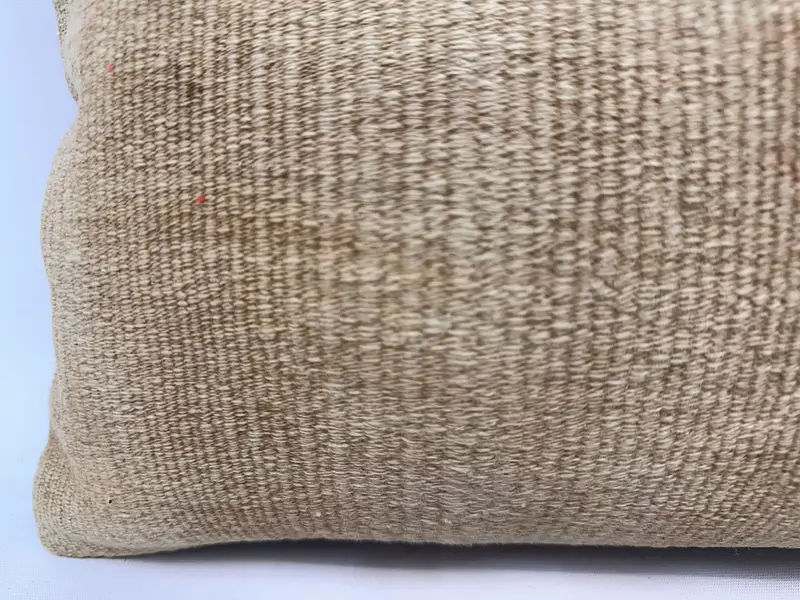 12x20 Beige Pillow, Bed Cushion Cover, Vintage Kilim Pillow, One Of A Kind Pillow Sham, Interior Designer Pillow, Pillow Case, Turkish Kilim Pillow - 2