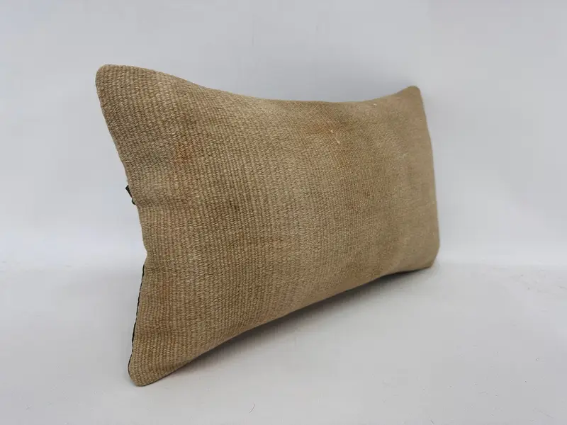 12x20 Beige Pillow, Bed Cushion Cover, Vintage Kilim Pillow, One Of A Kind Pillow Sham, Interior Designer Pillow, Pillow Case, Turkish Kilim Pillow - 3