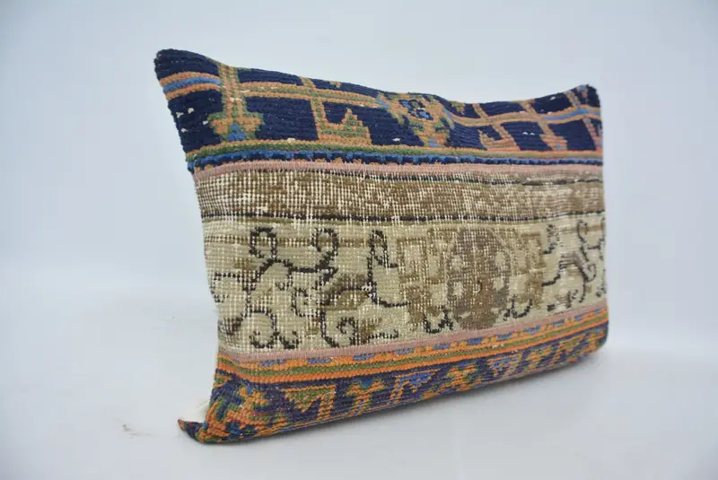 Cushion, 20x28 Brown Cushion Cover, Wholesale Pillow Sham, Turkish Pillow, Ethnical Kilim Rug Pillow, Christmas Pillow, Vintage Kilim Pillow - 3