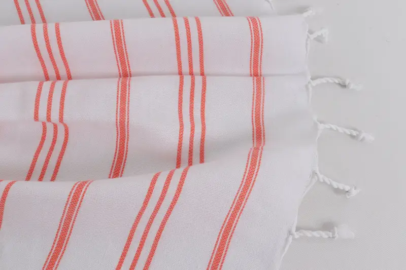 Bathroom Towels, Custom Hand Towel, 40x24 Cotton Striped Towel, Beach Wedding Favor, Wedding Gift, Bridesmaid Gifts Personalized, Summer Towel - 8
