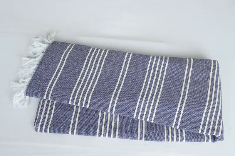 Bridesmaid Gifts, Monogram Beach Blanket, 96x70 Cotton Striped Towel, Boyfriend Christmas Gift, Housewarming Gift, Bachelorette Party Favors - 6