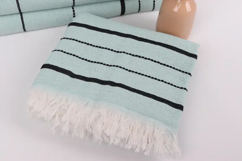Personalized Wedding Gift, 70x40 Cotton Striped Towel, Spa Gift, Personalized Turkish bath towel for home decor, Soft towel, Bachelor Gifts - 5