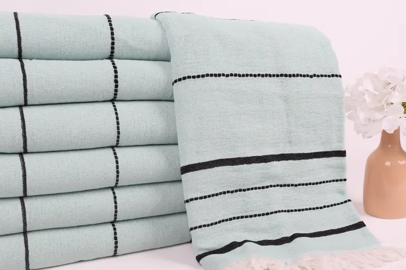 Personalized Wedding Gift, 70x40 Cotton Striped Towel, Spa Gift, Personalized Turkish bath towel for home decor, Soft towel, Bachelor Gifts - 2