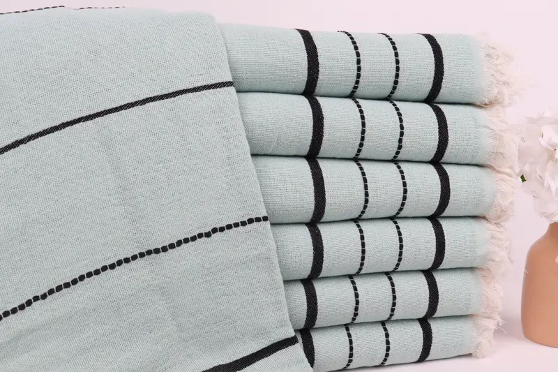 Personalized Wedding Gift, 70x40 Cotton Striped Towel, Spa Gift, Personalized Turkish bath towel for home decor, Soft towel, Bachelor Gifts - 1