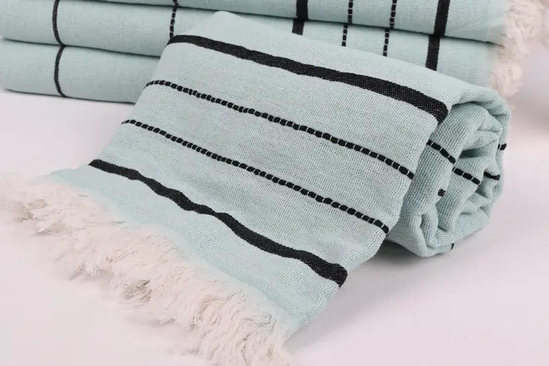 Personalized Wedding Gift, 70x40 Cotton Striped Towel, Spa Gift, Personalized Turkish bath towel for home decor, Soft towel, Bachelor Gifts - 4
