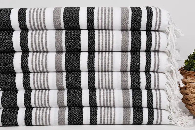 Quick-dry peshtemal, Bachelorette Party Gifts, Best Friend Christmas Gift, 70x40 Cotton Striped Towel, Bachelor Party Favors, Housewarming Gift - 3