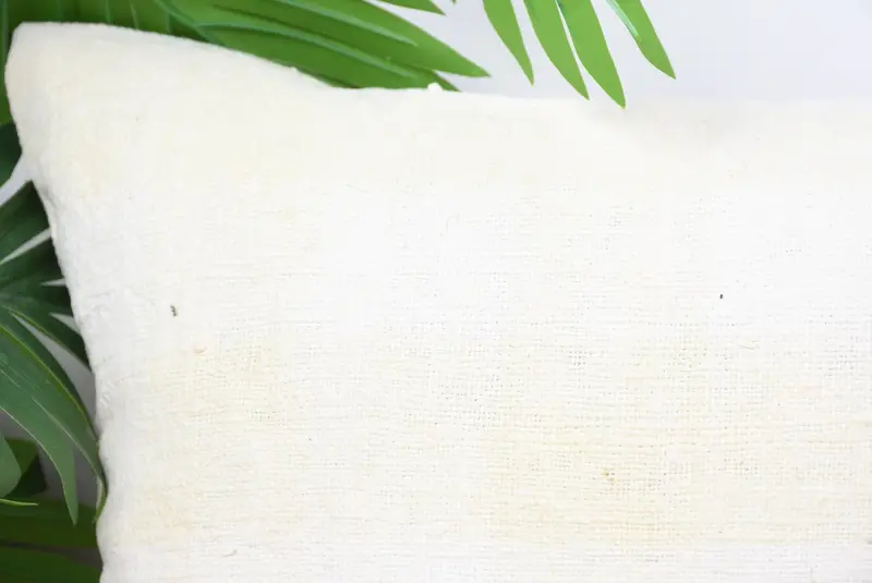 Vintage Pillow, Decorative Throw Pillow Sham, Kilim Cushion Sham, 14x14 White Cushion, Pillow Sham, Living Room Throw Cushion, Vintage Kilim Pillow - 2