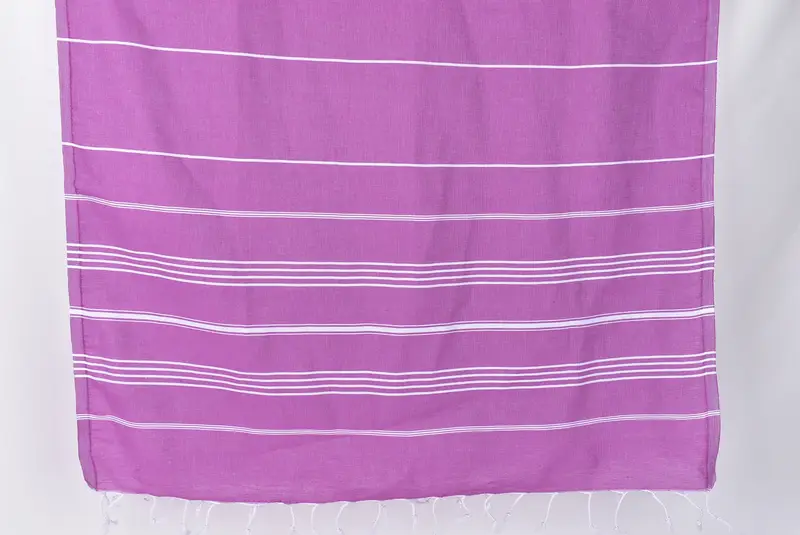 Custom Beach Towel, Thin towel, Eco-friendly Turkish peshtemal towel, Christmas Favors, Wedding Favors, Wedding Towel, 70x40 Cotton Striped Towel - 8