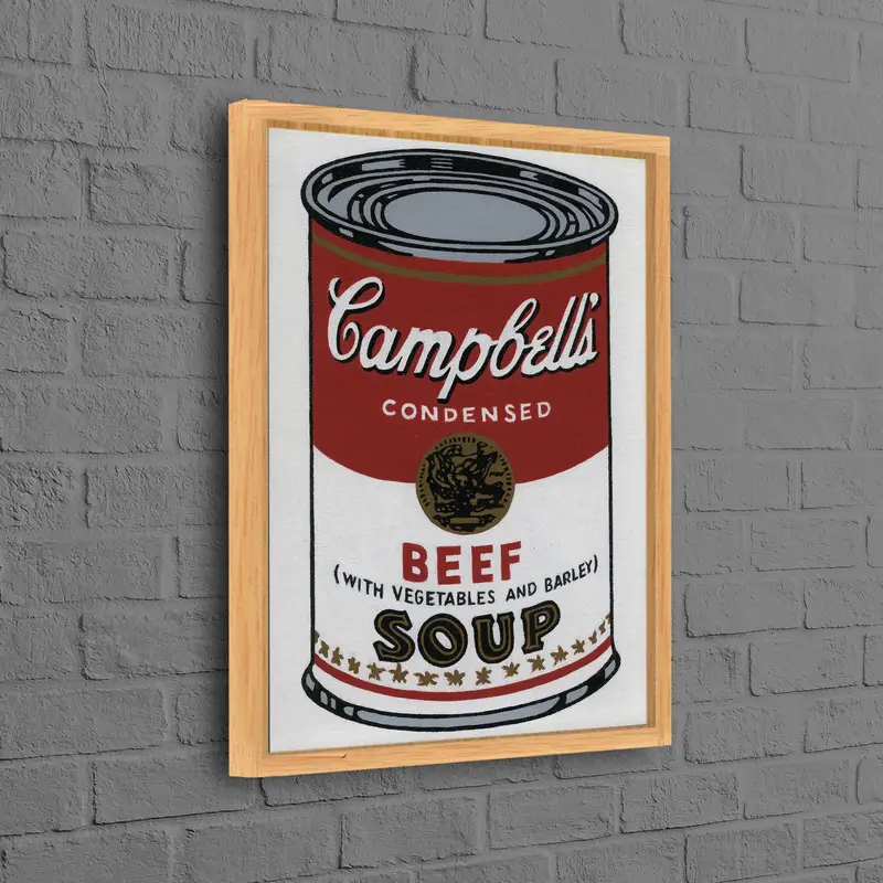 Elegant Campbell's Soup Kitchen Canvas - Pop Art Print
