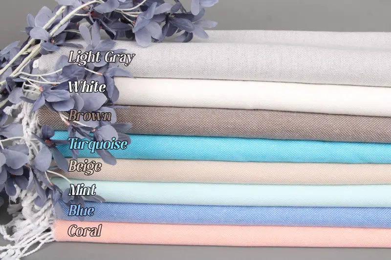 Custom Hand Towel Solid Tea Towel 24x36 Cotton Organic, Recycled