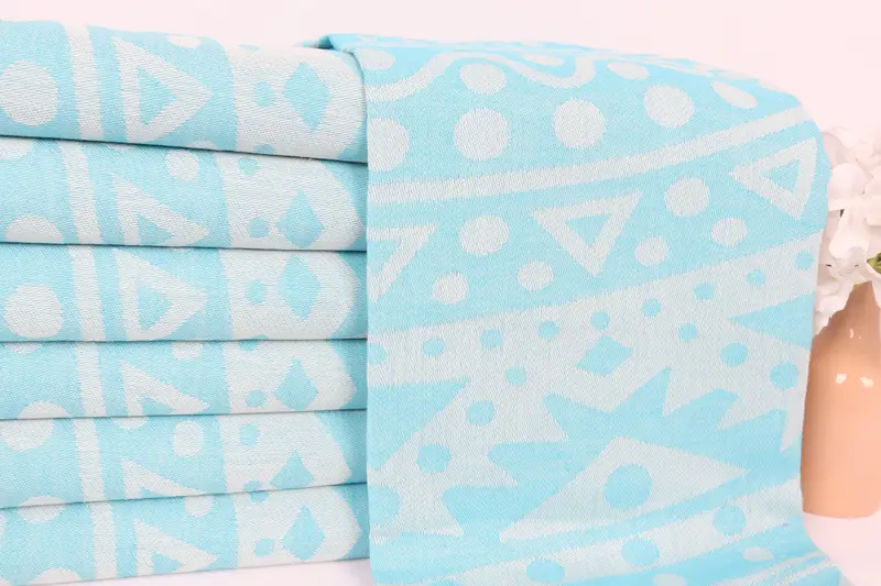 Wedding Towel, 70x36 Bamboo Round Pattern Towel, Personalized Gifts, Personalised Gift, Bachelor Bachelorette Party Favors, Bridal Shower Favors - 3