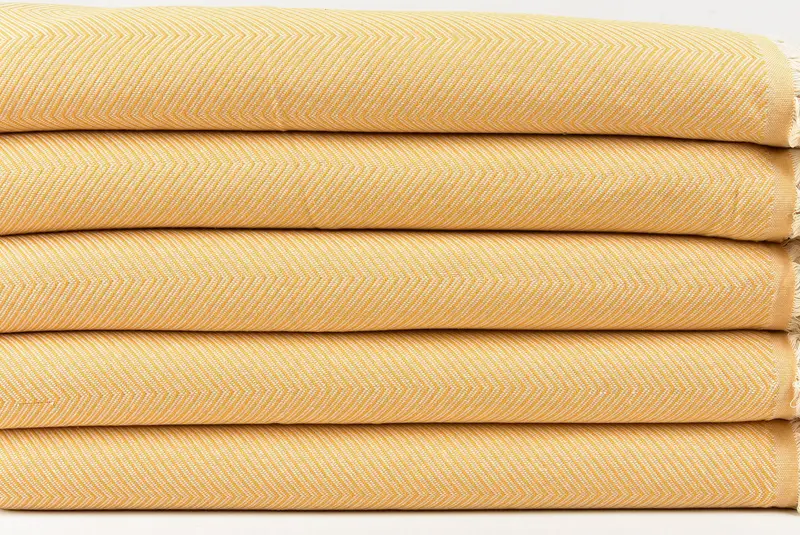 84x68 Cotton Zig zag Towel, Decorative Blanket, Woven Blanket, Organic Throw, Woven Throw Blanket, First Wedding Anniversary Gift, Bridesmaid Favors - 2