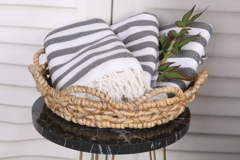 70x36 Cotton Striped Towel, Lightweight Turkish towel for beach, Sand-free towel, Beach towel, Wedding Favors, Personalized Gift For Her, Yoga Towel - 5