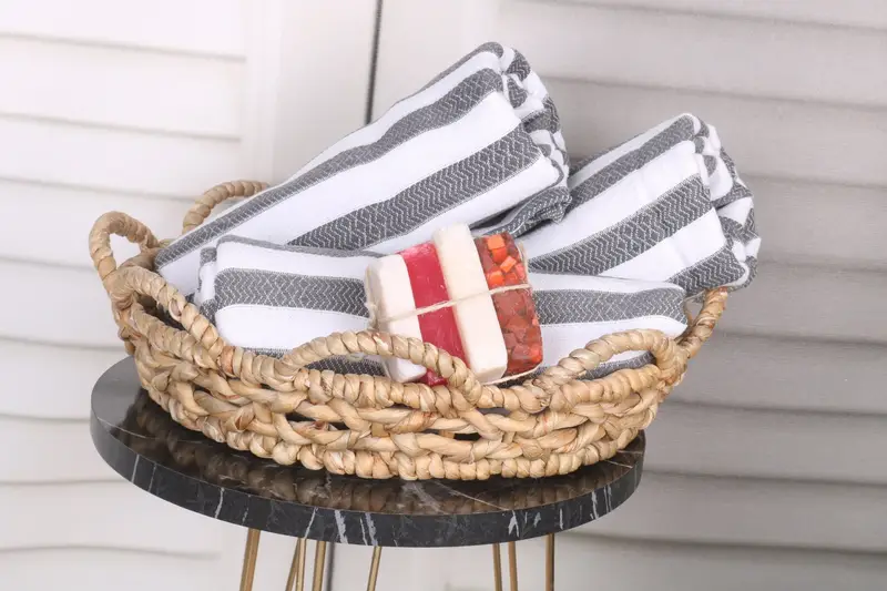 70x36 Cotton Striped Towel, Lightweight Turkish towel for beach, Sand-free towel, Beach towel, Wedding Favors, Personalized Gift For Her, Yoga Towel - 4