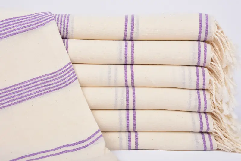 Wedding Anniversary Gift, Custom Towel, 80x36 Cotton Striped Towel, Turkish towel, Turkish Towel Set, Bachelor Gifts, Bridesmaid Proposal Gift - 1