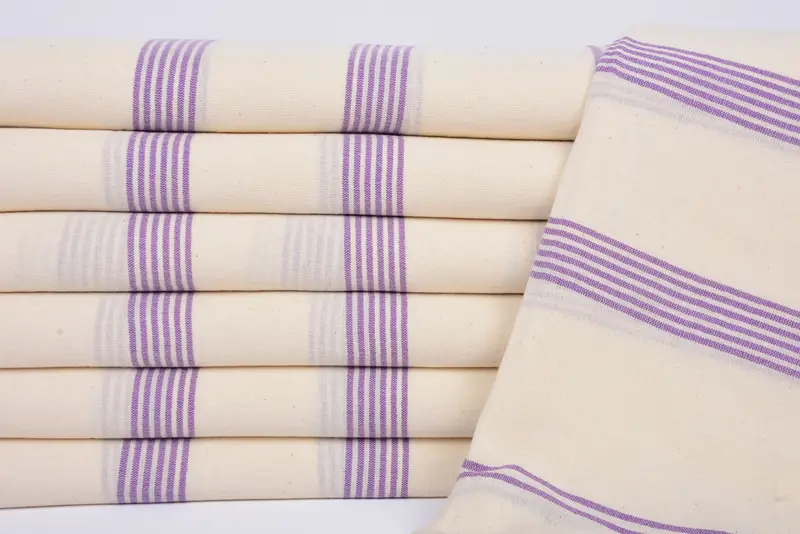 Wedding Anniversary Gift, Custom Towel, 80x36 Cotton Striped Towel, Turkish towel, Turkish Towel Set, Bachelor Gifts, Bridesmaid Proposal Gift - 2