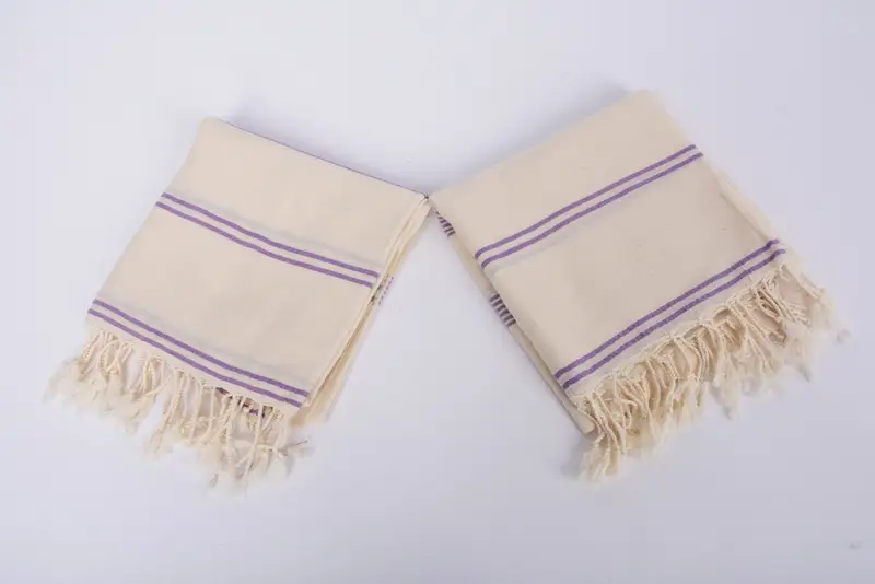 Wedding Anniversary Gift, Custom Towel, 80x36 Cotton Striped Towel, Turkish towel, Turkish Towel Set, Bachelor Gifts, Bridesmaid Proposal Gift - 6