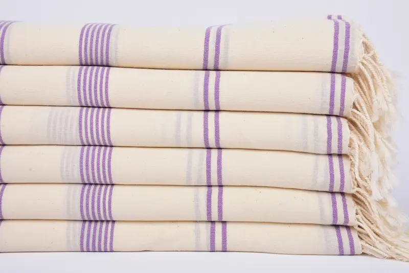 Wedding Anniversary Gift, Custom Towel, 80x36 Cotton Striped Towel, Turkish towel, Turkish Towel Set, Bachelor Gifts, Bridesmaid Proposal Gift - 3