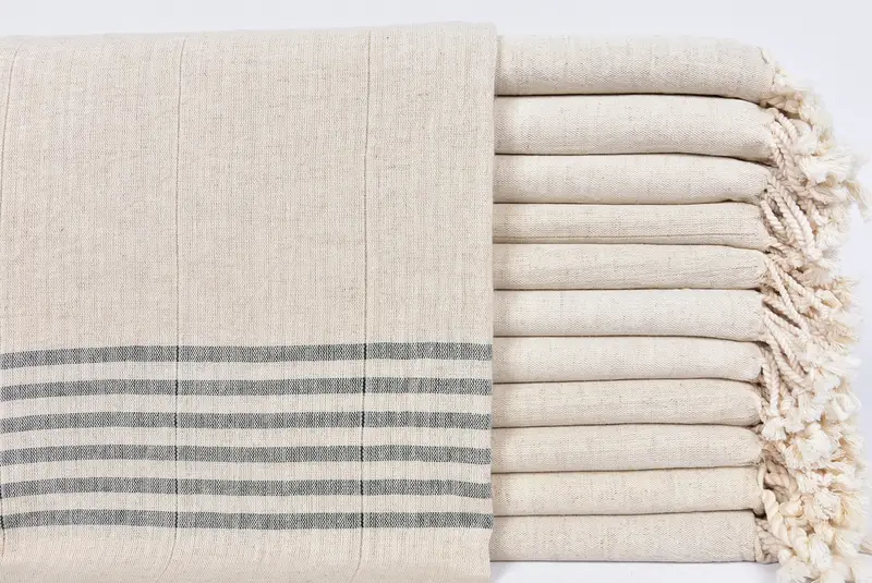 Gifts For Him, Employee Gifts, Quick-dry peshtemal, Yoga Towel, 68x36 Cotton Striped Towel, Organic Towel, Monogram Turkish Towel, Spa Gift Towel - 1