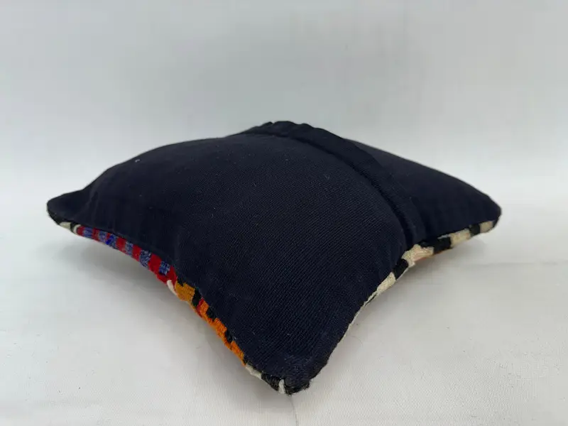 12x12 Red Cushion Case, Boho Pillow, Kilim Pillow Cover, Christmas Cushion Cover, Cushion, Christmas Pillow Cover, Vintage Kilim Throw Pillow - 7