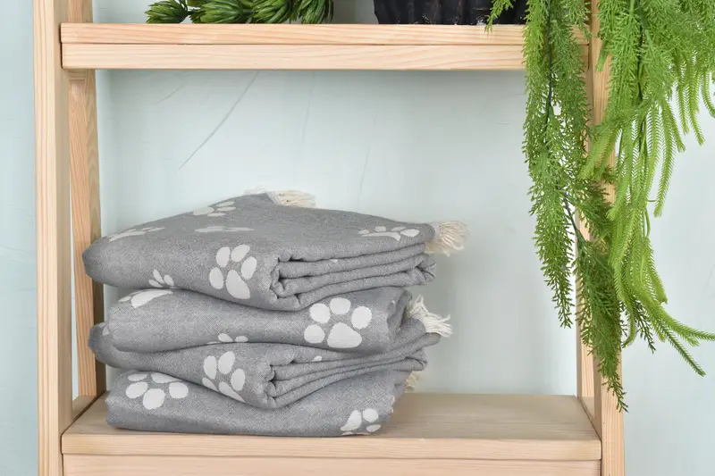 Personalized Towel, Wedding Gifts Towel, Scarf Towel, Personalized Gift, Spa Towel, Bridesmaid Towel, 70x36 Cotton Paw Design Towel, Employee Gifts - 8