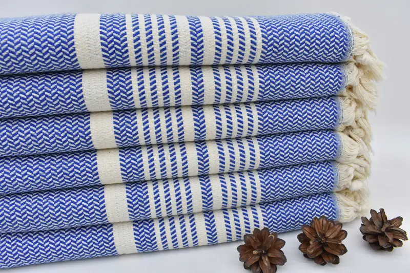 Maid Of Honor Gift, Hammam towel, Organic cotton peshtemal for spa and beach, 70x40 Cotton Striped Towel, Turkish Towel USA, Monogrammed Beach Towel - 4