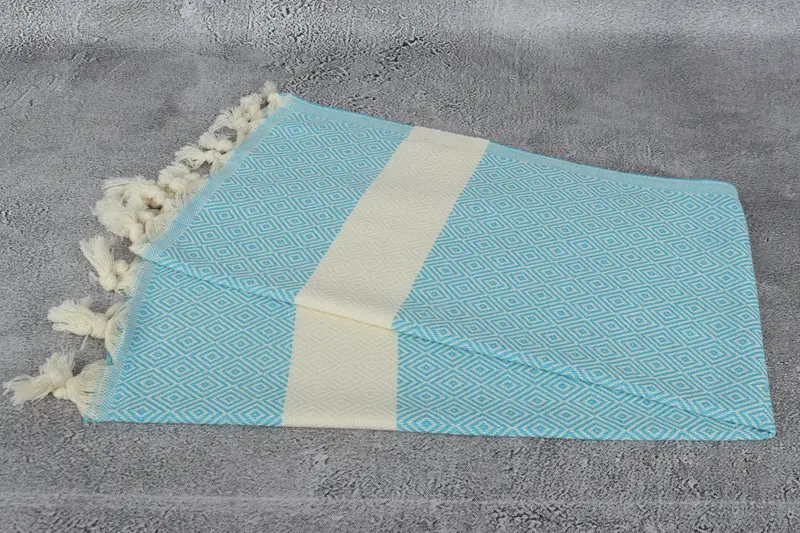 Custom Gift, Housewarming Gift, Monogrammed Hand Towel, 36x20 Cotton Diamond Towel, Personalized Kitchen Towel, Gifts For Him, Turkish Hand Towel - 6