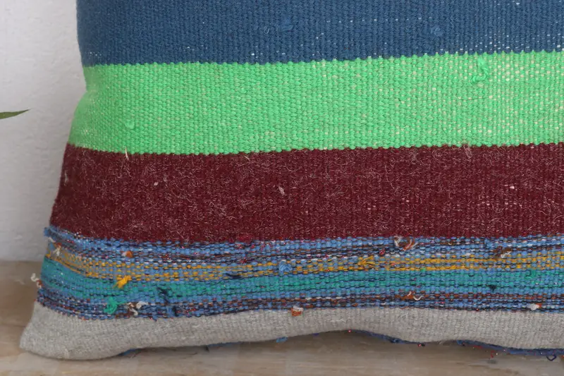 Pillow Case, 20x20 Green Pillow Sham, Vintage Pillow, Gift Pillow, Pillow for Sofa, Outdoor Pillow Case, Muted Pillow Cover, Armchair Cushion - 3