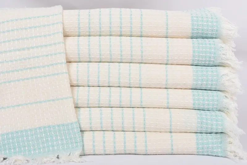 Gift For Her, Monogram Dish Towel, Kitchen Towel, Turkish Hand Towel, 40x20 Cotton Waffle Towel, Turkish Towel Hand Towel, Bridesmaid Gift - 1