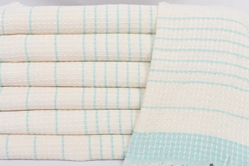 Gift For Her, Monogram Dish Towel, Kitchen Towel, Turkish Hand Towel, 40x20 Cotton Waffle Towel, Turkish Towel Hand Towel, Bridesmaid Gift - 2
