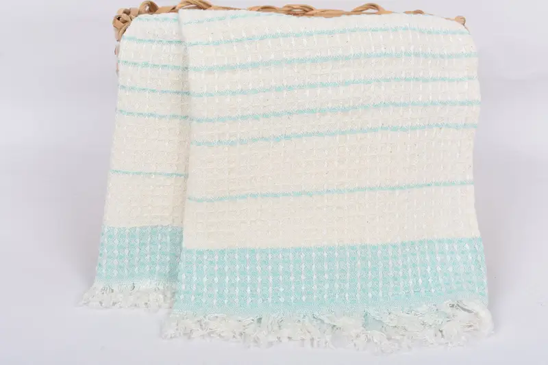 Gift For Her, Monogram Dish Towel, Kitchen Towel, Turkish Hand Towel, 40x20 Cotton Waffle Towel, Turkish Towel Hand Towel, Bridesmaid Gift - 5