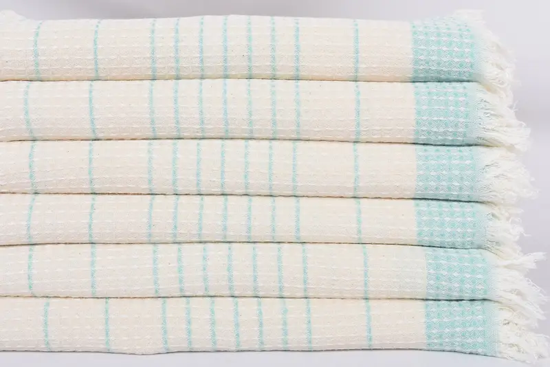 Gift For Her, Monogram Dish Towel, Kitchen Towel, Turkish Hand Towel, 40x20 Cotton Waffle Towel, Turkish Towel Hand Towel, Bridesmaid Gift - 3
