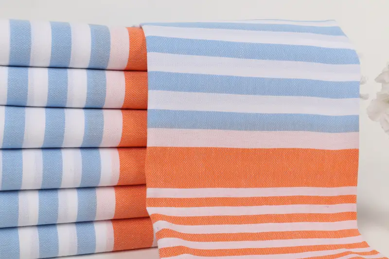 Personalized Turkish Towel, 68x36 Cotton Striped Towel, Wedding Day Gift For Bride, Lightweight towel, Bachelorette Party Gifts Bridesmaids - 2