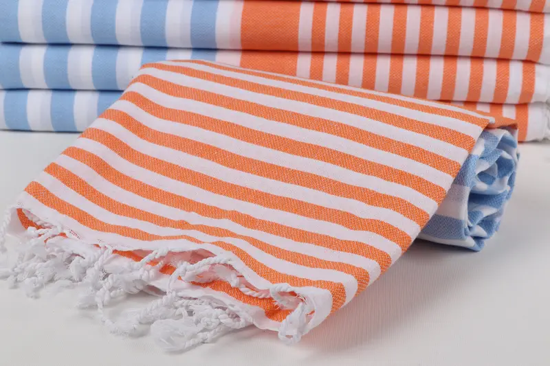 Personalized Turkish Towel, 68x36 Cotton Striped Towel, Wedding Day Gift For Bride, Lightweight towel, Bachelorette Party Gifts Bridesmaids - 4