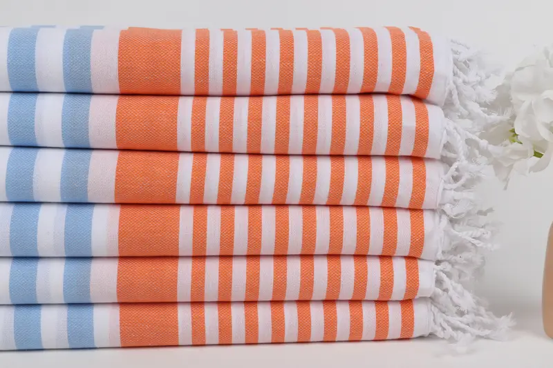 Personalized Turkish Towel, 68x36 Cotton Striped Towel, Wedding Day Gift For Bride, Lightweight towel, Bachelorette Party Gifts Bridesmaids - 3