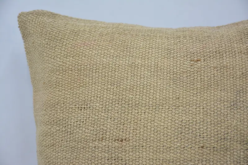 Antique Pillows, 12x12 Beige Pillow Sham, Sofa Pillow Case, Ethnical Kilim Rug Pillow, Pillow, Comfy Throw Cushion Cover, Boho Pillow Sham Cover - 2