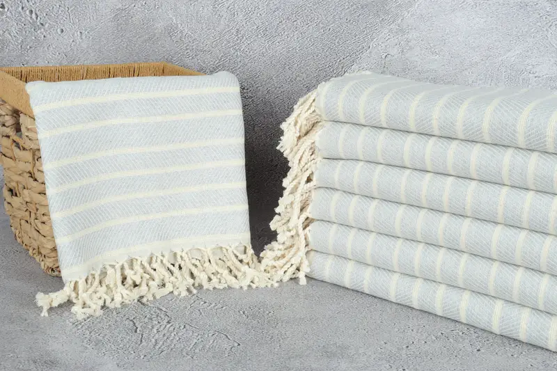Özel Düğün Hediyeleri, 70x40 Bambu Çizgili Havlu, Sevgililer Günü Hediyesi, Bachelorette Hediyeleri, Bachelorette Party Dekorasyonları, Kids Plaj Havlusu - 3