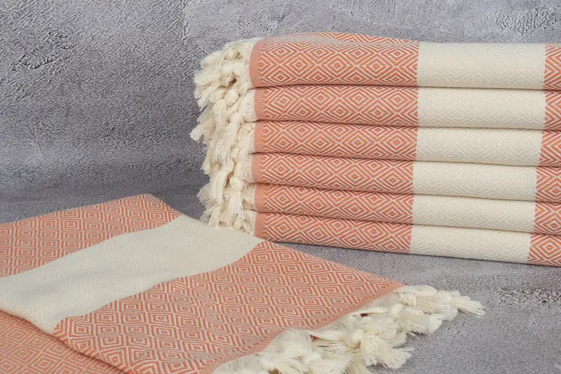 Best Wedding Gift, Personalized Towel, Custom Wedding Towel, Peshtemal Towel, Monogram Beach Towel, 70x40 Cotton Diamond Towel, Gift For Best Friend - 2
