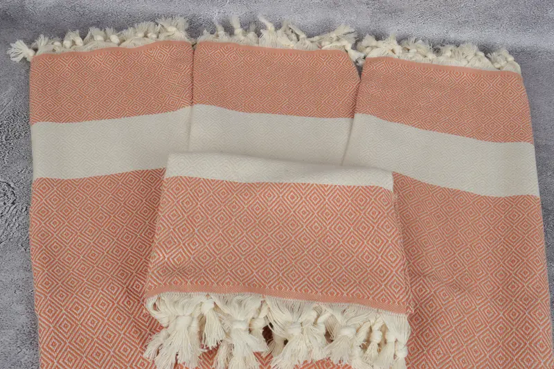 Best Wedding Gift, Personalized Towel, Custom Wedding Towel, Peshtemal Towel, Monogram Beach Towel, 70x40 Cotton Diamond Towel, Gift For Best Friend - 4