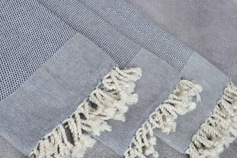 Gift For Best Friend, Housewarming Gift, Soft towel, 70x40 Cotton Geometric Towel, Turkish towel, Embroidered Turkish Towel, Girls Weekend Favors - 5