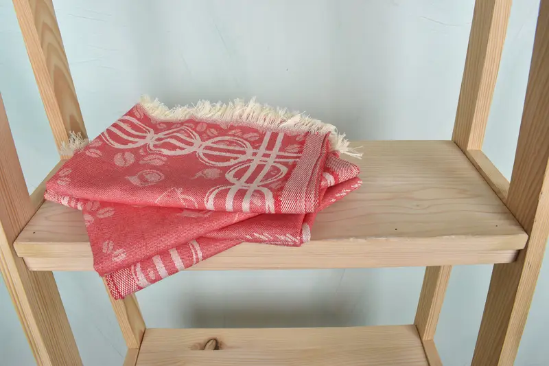 28x20 Cotton Coffee Patterned Towel, Personalized Hand Towel, Custom Hand Towel, Monogrammed Turkish Towel, Personalized Kitchen Towel, Gift For Mom - 8
