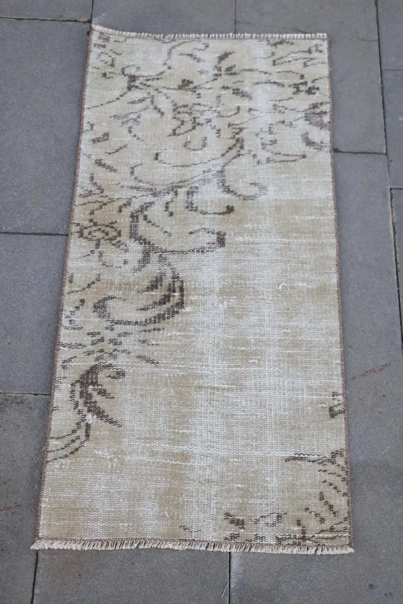 Grüner Ombré-Teppich, 1,6 x 3,3 Fuß, schickes Dekor-Essential