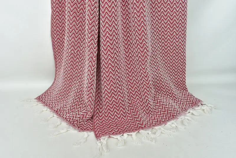 Housewarming Gift, Gift Boxes, Turkish Blanket Throw, Woven Blanket, 76x64 Cotton Zig zag Towel, Bachelorette Gifts, Halloween Bachelorette Party - 8