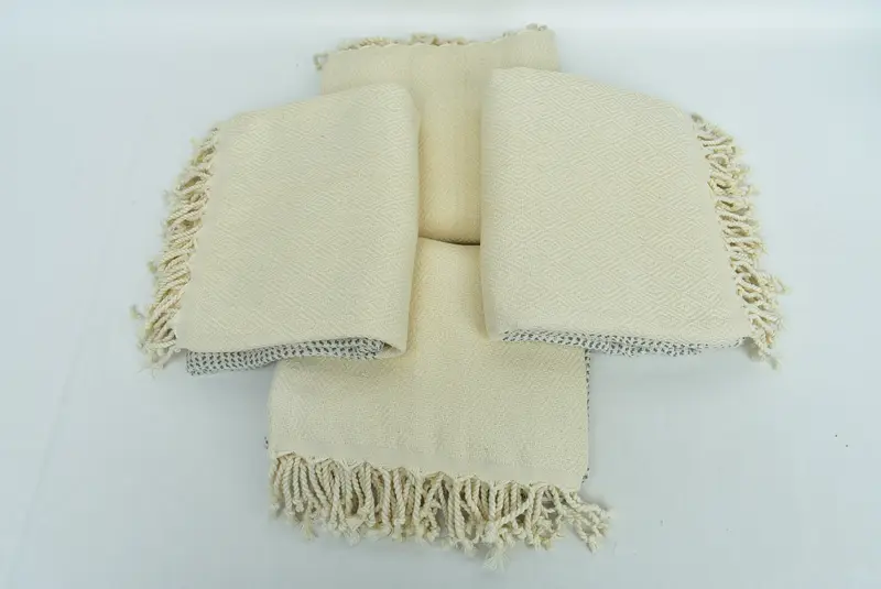 Wedding Gift, Family Gift Basket, Thin towel, Turkish fouta towel for outdoor use, 70x40 Cotton Diamond Towel, Bridesmaid Gift Towel, Memorial Gift - 6