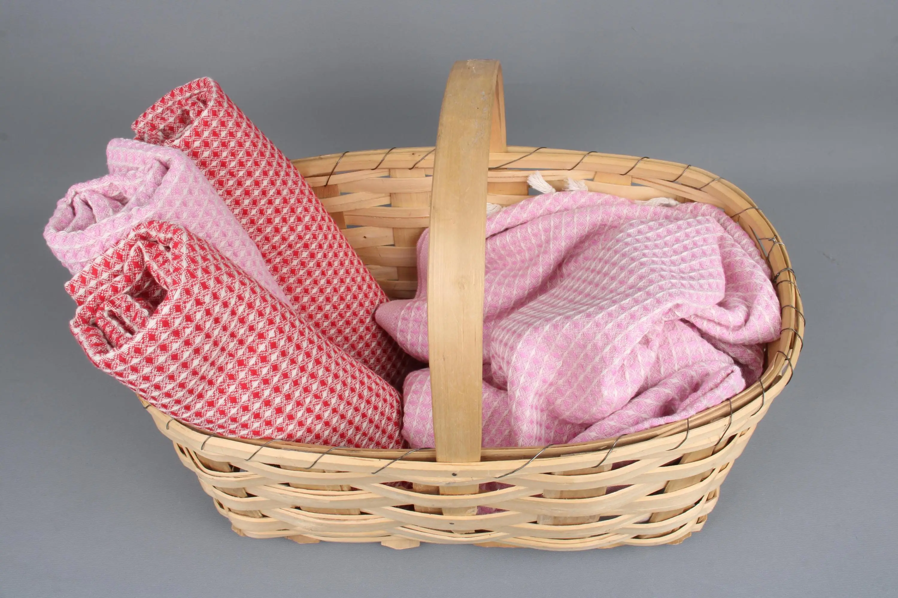 Cotton Hand Towel Waffle Waffle Hand Towel Beige, 22x44 Inches - 1