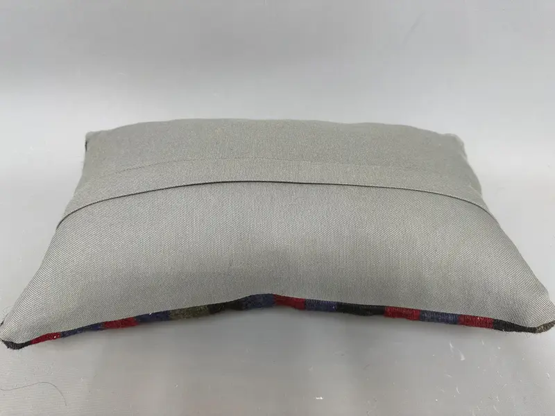 Nomadic Pillow Sham, Cushion Case, Interior Designer Pillow, 12x20 Purple Cushion, Pillow for Couch, Retro Pillow Case, Vintage Kilim Pillow - 7