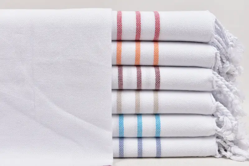 Personalized Gifts, Personalize Gift, 40x24 Cotton Striped Towel, Wedding Anniversary Gift, Guest Towel, Personalized Dish Towel, Turkish Hand Towel - 1