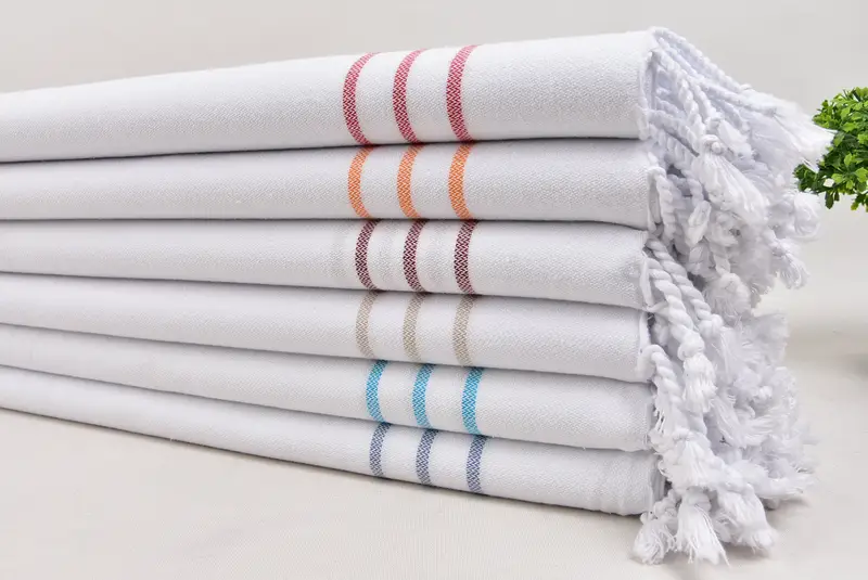 Personalized Gifts, Personalize Gift, 40x24 Cotton Striped Towel, Wedding Anniversary Gift, Guest Towel, Personalized Dish Towel, Turkish Hand Towel - 3